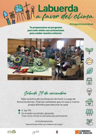 Imagen Labuerda a favor del clima - taller práctico reutilización textil 19...
