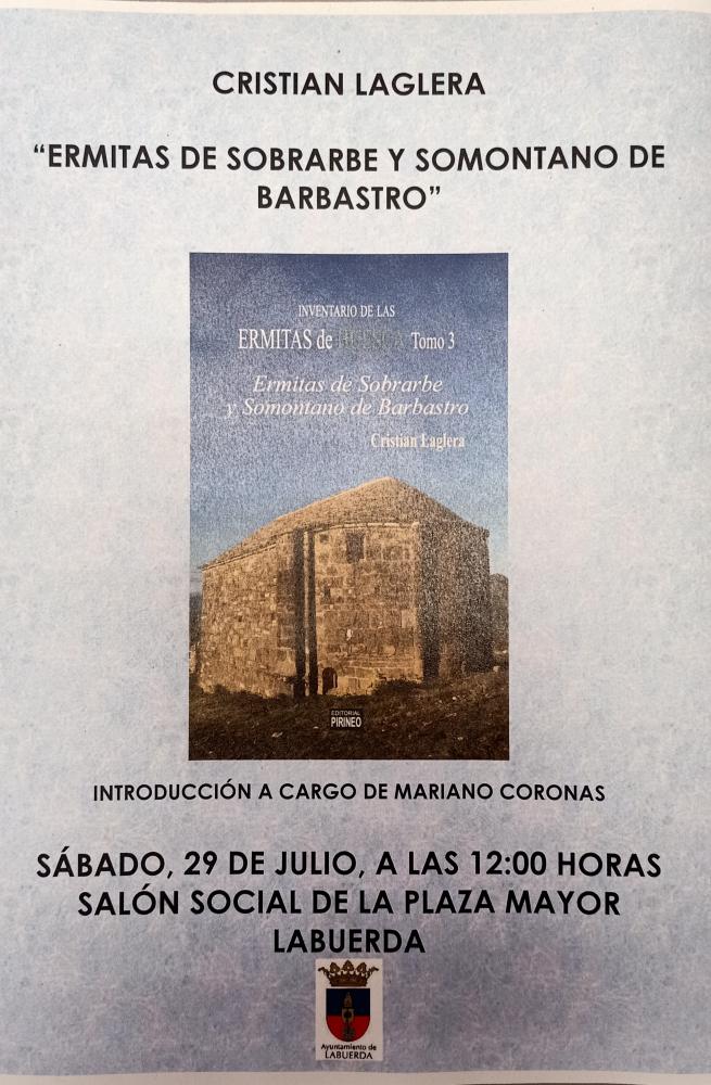 Imagen Presentación libro Ermitas de Sobrarbe y Somontano de Barbastro, de Cristian Laglera