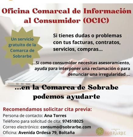 Imagen Oficina Comarcal de Información al Consumidor OCIC