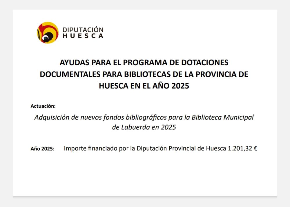 Imagen Biblioteca Municipal de Labuerda: 