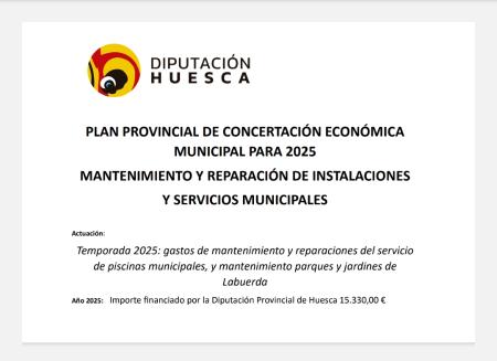 Imagen Plan de Concertación Económica Municipal. Mantenimiento y reparación de...