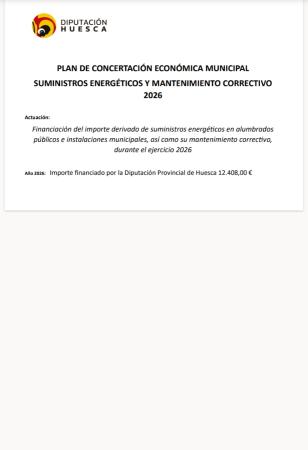 Imagen Aprobado el Plan Concertación Económica Municipal Suministros...