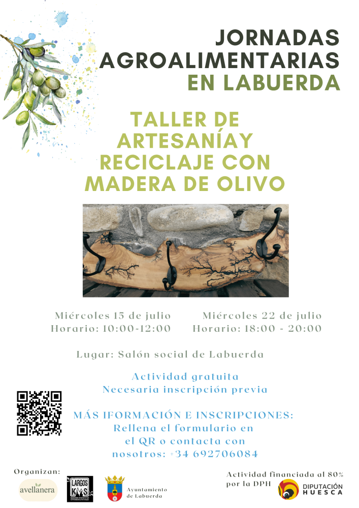 Imagen Taller de artesanía y reciclaje con madera de olivo