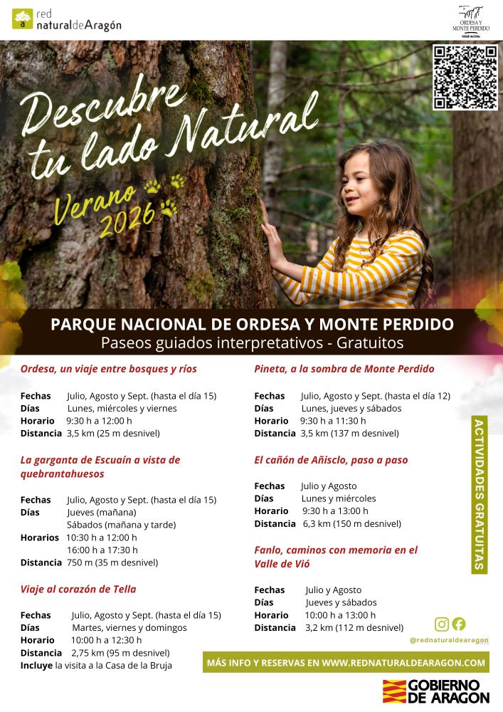 Imagen Visitas guiadas en el Parque Nacional de Ordesa y Monte Perdido - verano 2026